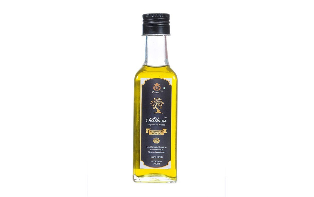 Athens Organic Cold Pressed Extra Virgin Olive Oil   Plastic Bottle  100 millilitre